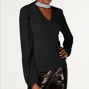 I.N.C. Cutout Turtleneck Sweater